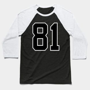 Number 81 Baseball T-Shirt